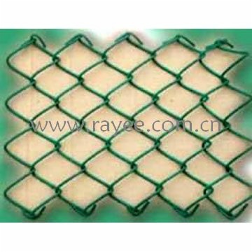 colored chain link fence