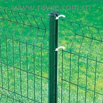 PVC coated wire panel